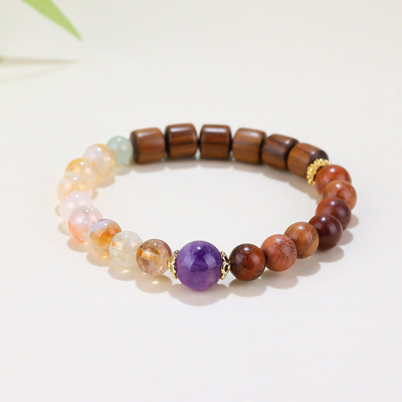 Women's & Men's Beaded For To Relieve Anxiety Natural Crystal Lucky Bracelet