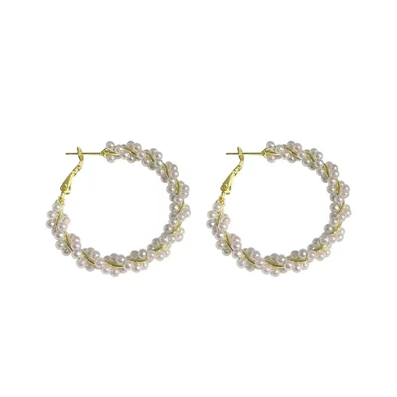 Women's Vintage Pearl Series High-grade Niche Temperament Earrings