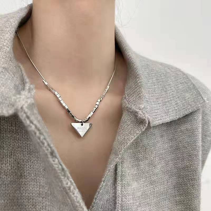 Women's Steel Hip Hop Sweater Chain Trendy Necklace
