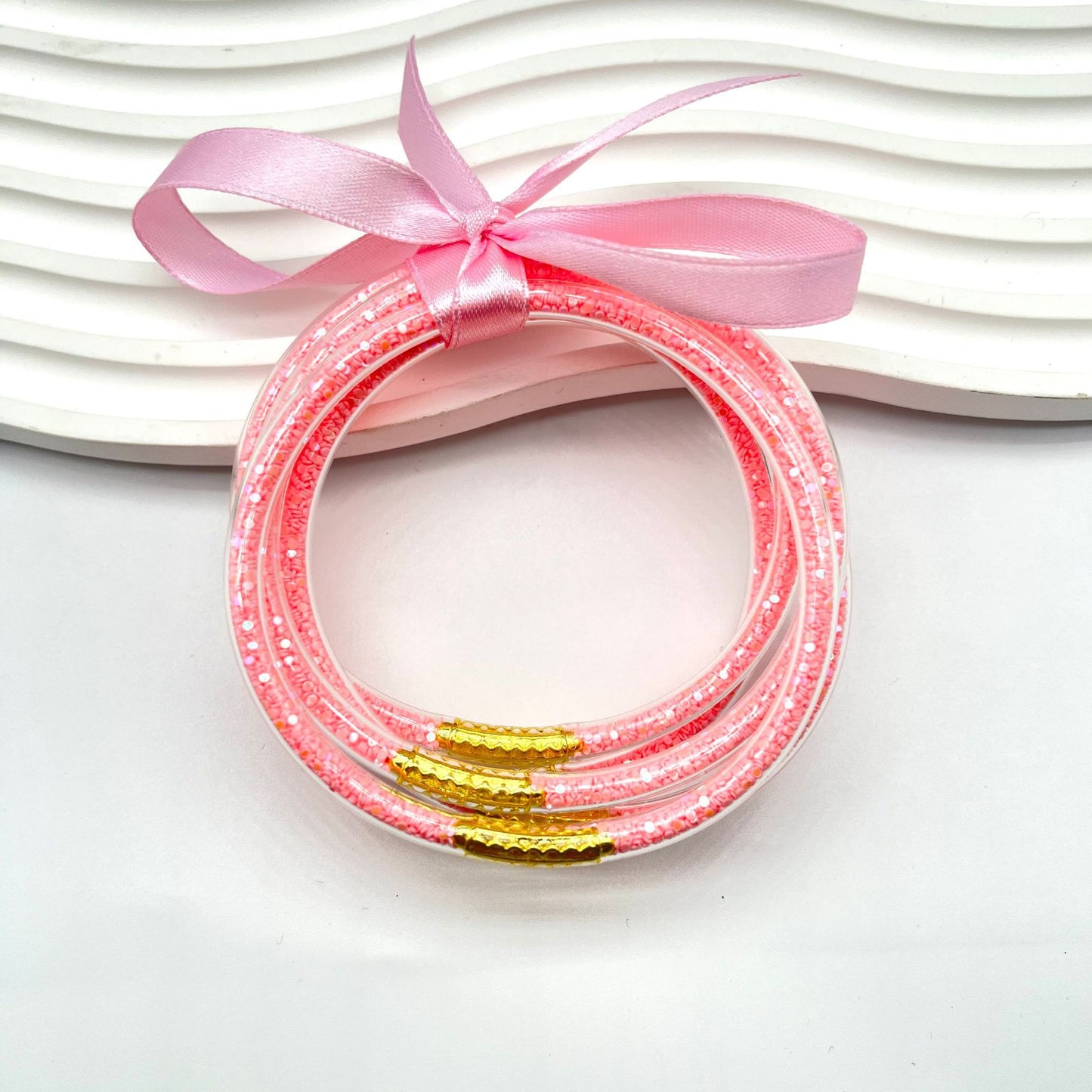 Glamorous Fashion Silicone Bright Simple Couple Bracelets