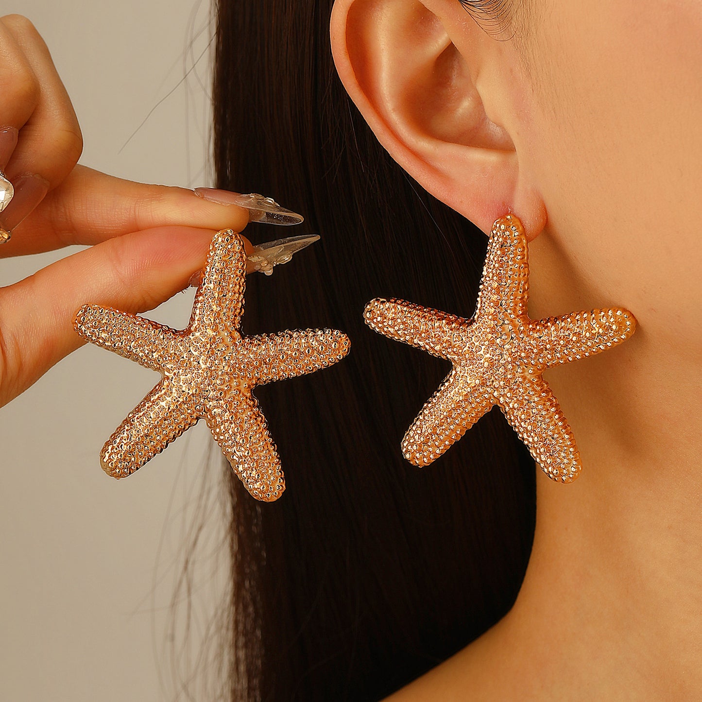 Alloy Conch Female Retro Marine Animal Stud Earrings