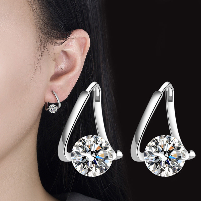 Temperament Irregular Ear Affordable Luxury Fashion Earrings