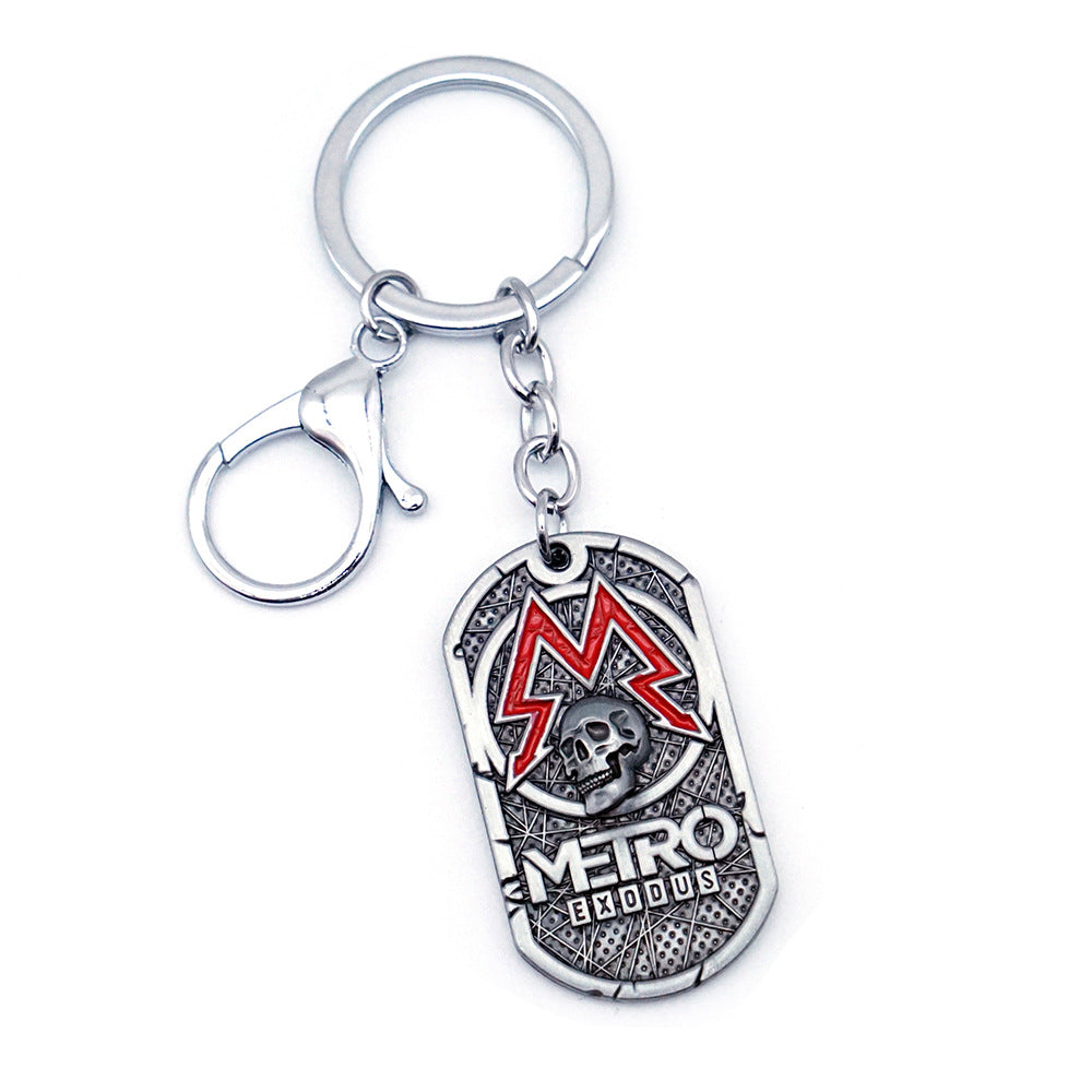 Subway Dog Tag Escape Logo Skull Commemorative Pendants