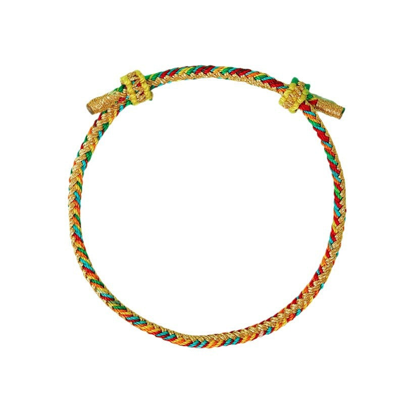 Boat Festival Colorful Rope Hand-woven Adult Carrying Bracelet