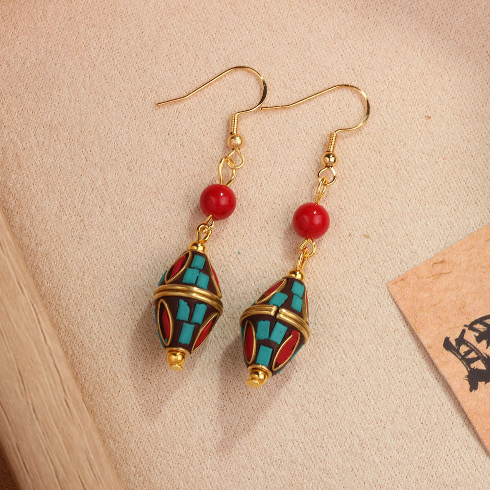 New Attractive Vintage Nepal Simple Design Earrings