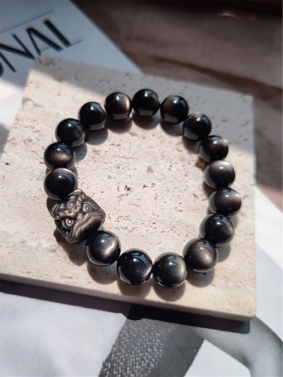 Natural Sier Crafts Chinese Style Elegant Couple Gift Hand Bracelet