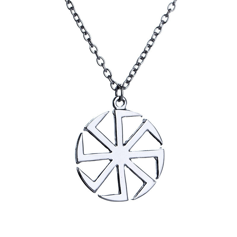 Ornament Fashion Charm Pagan Sun Amulet Necklaces