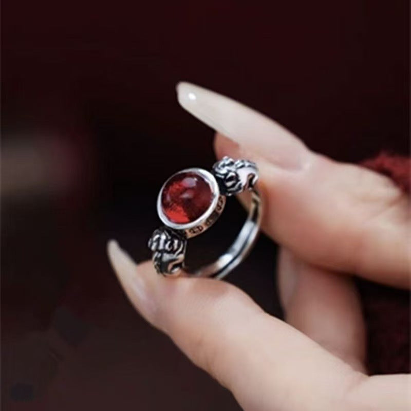 Minority Snake Female Cold Wind Spirit Design Adjustable Trendy Rings