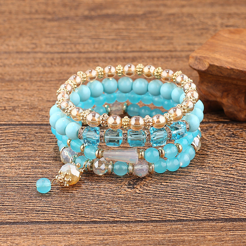 New Ornament Trend Simple Tassel Color Bracelets