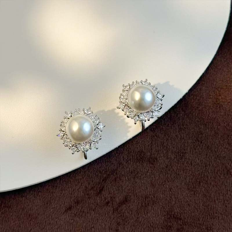 Pearl Ear Niche Design Mosquito Coil Earrings