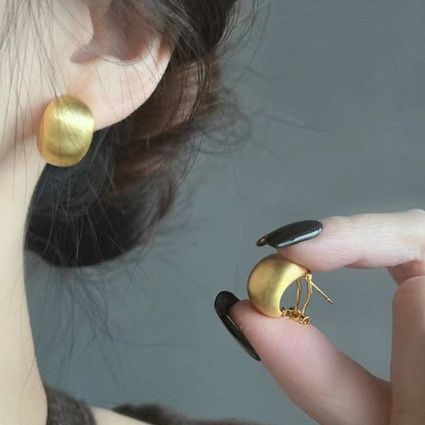Female Light Luxury High Sense Fashionable Versatile Simple Earrings
