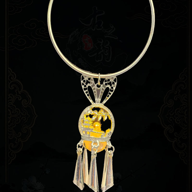 Chinese Ancient Rhyme National Style Luminous Exquisite With Light Antique Bracelets