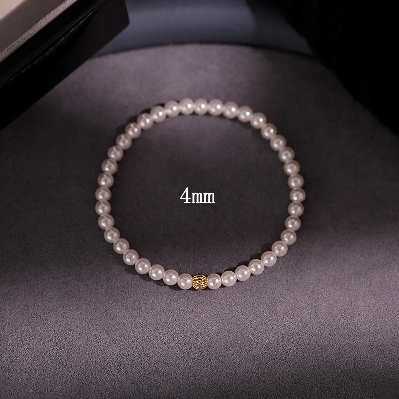 Design Golden Balls Glass Pearl Fashion Bracelets