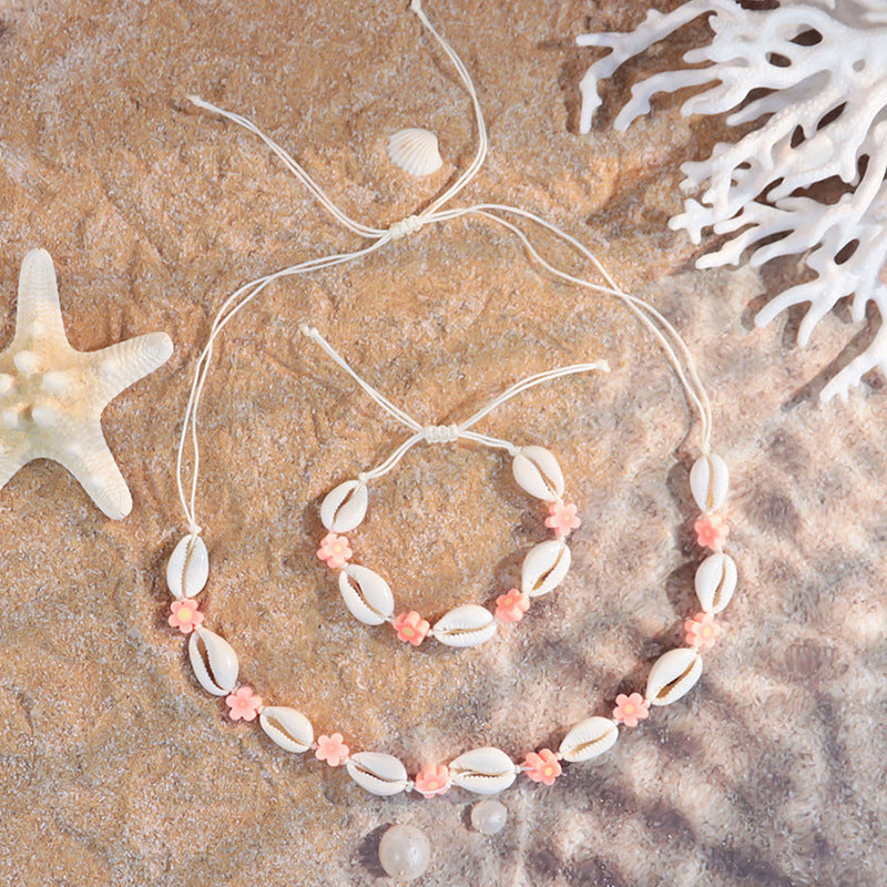 Holiday Ocean Style Cartoon Shell Design Starfish Necklaces