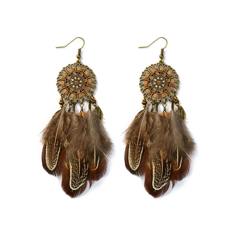 Ethnic Style Long Fringe Exotic Holiday Trip Earrings