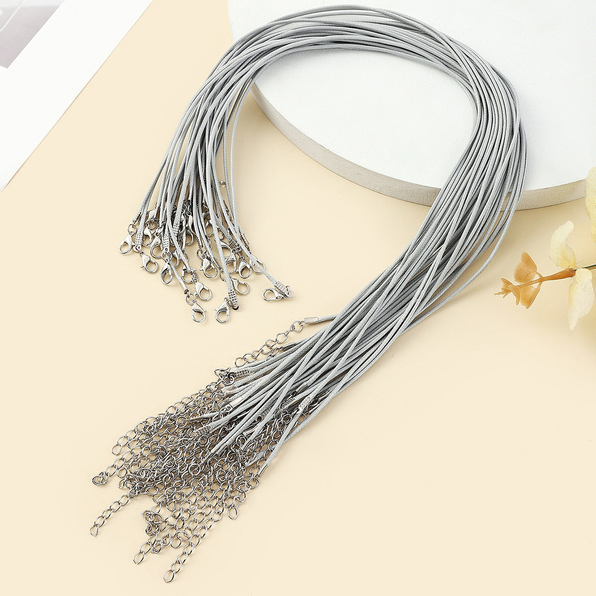 Line Leather String Colors Single Rope Pendants
