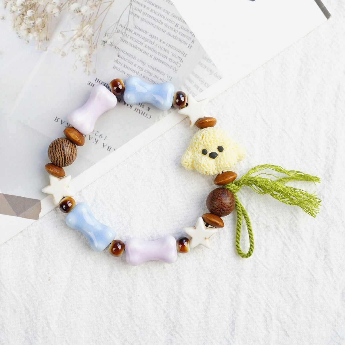 Women's Ceramic Beaded Fresh Antique Ethnic Style Simple For Summer Bracelets