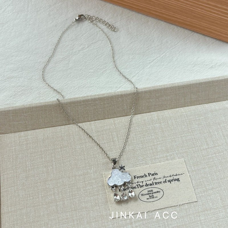 Butterfly Drop Female Mori Style Niche Exquisite Fashion Sweet Necklace