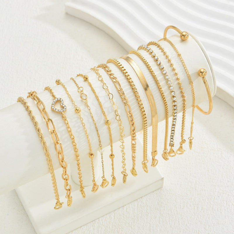 Women's Hand Style Metal Chain Irregular With Bracelet