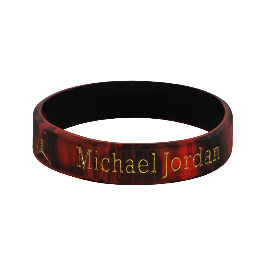 Star Concave Thickened Silicone Kobe James Basketball Bracelet