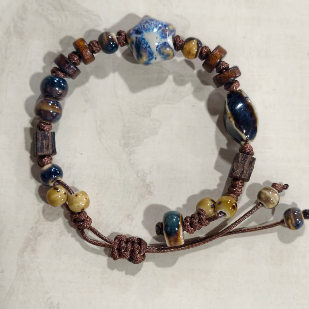 Women's & Men's Chinese Holiday Gift Ceramic Simple Personality Bracelet
