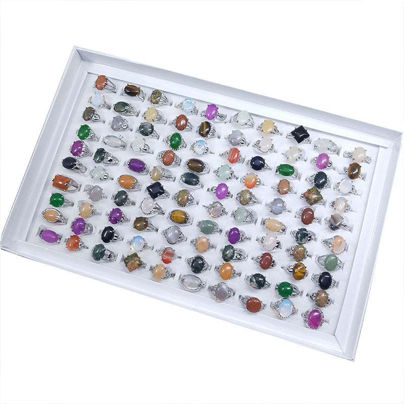 Multi Stone Alloy Boxed Mix Match Rings