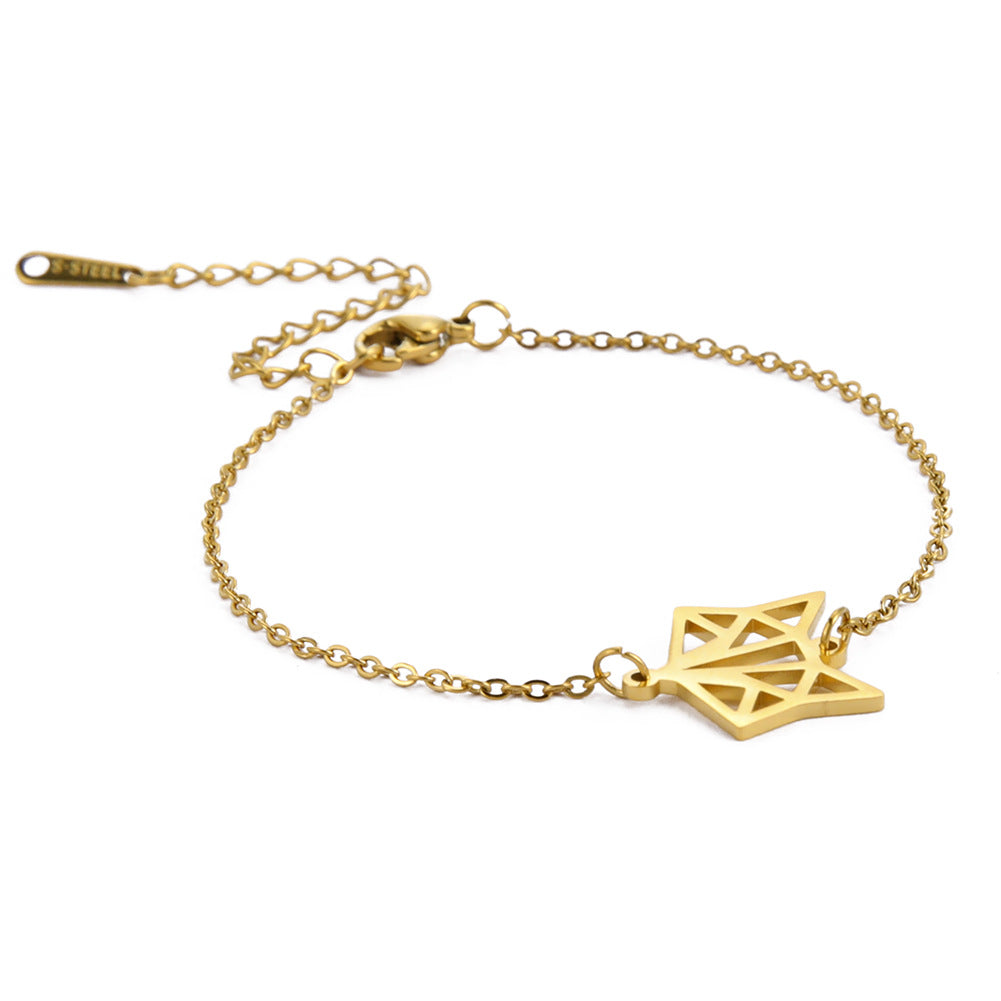 Exquisite Fashion Structure Fox Head Simple Bracelets