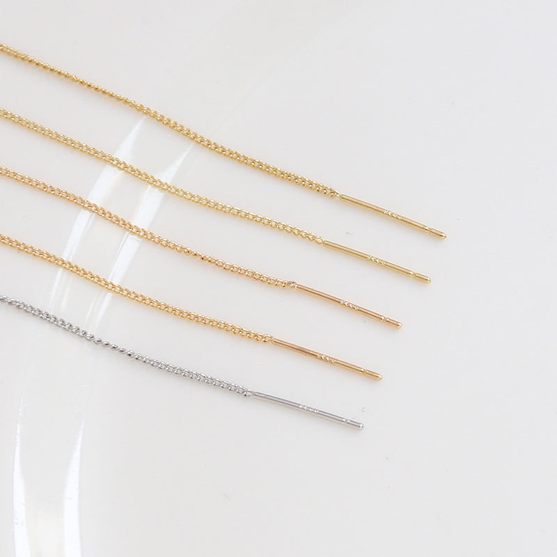 Piercing Copper Plated Real Gold Color Ear Line