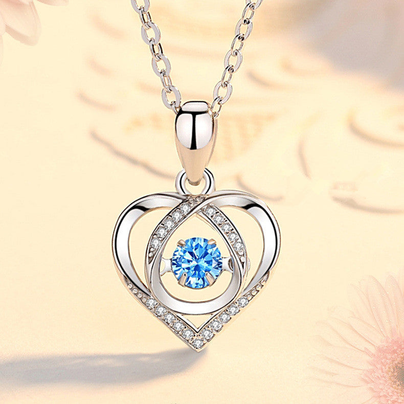 Drop Sier-plated Beating Love Accessories Valentine's Pendants