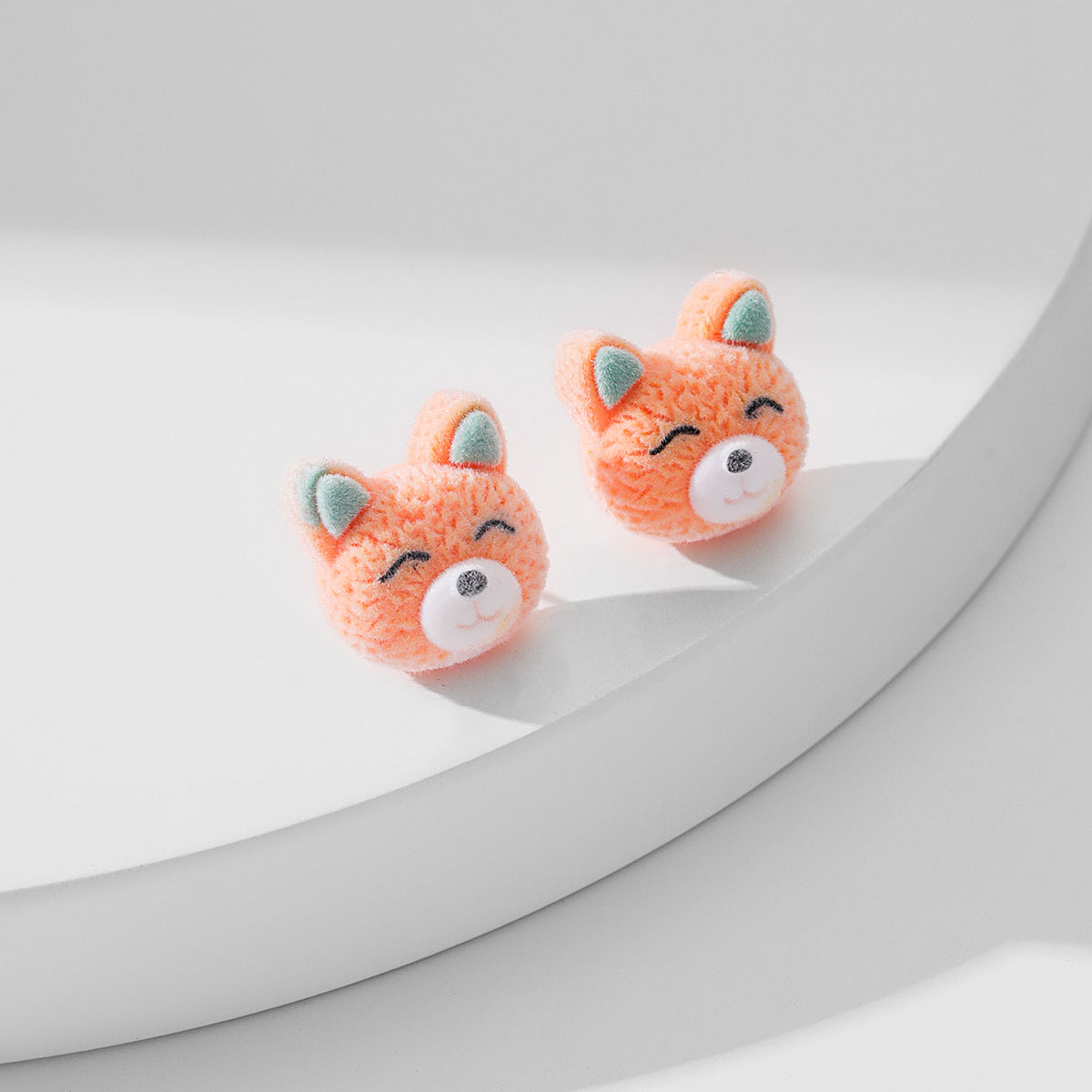 Women's Cute Small Animal Three-dimensional Cartoon Young Earrings