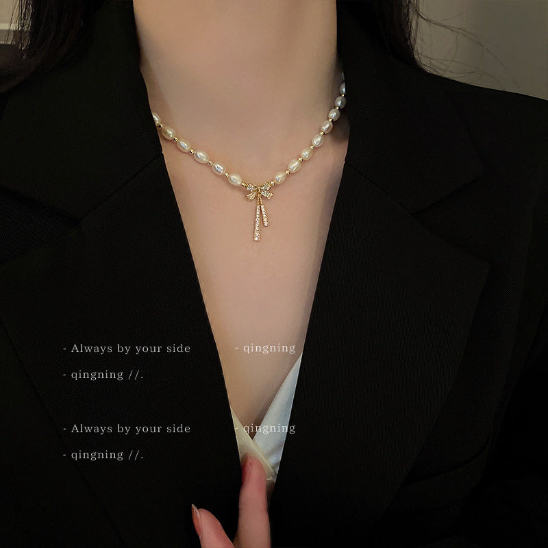 Luxury Minority Clavicle Chain Advanced Design Necklace