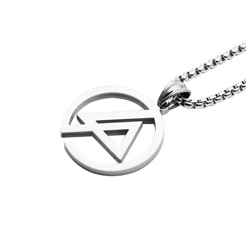 Men's Street Rock Female Neutral Hip Hop Titanium Pendants