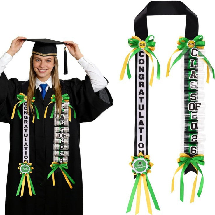 Ribbon Woven Collar Graduation Honor Two-color Ceremony Bracelet
