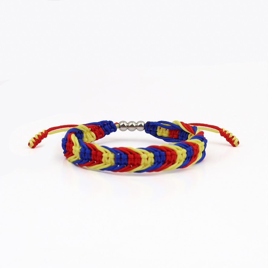 Hand Woven Rope Flag Color Matching Australia Bracelet