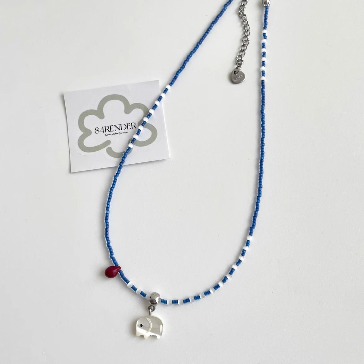 Glaze Beaded Female Cute Apple Czech Beads Necklaces