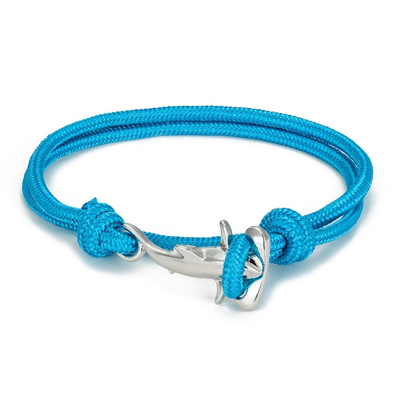 Hammerhead Shark Winding Waterproof Parachute Cord Bracelets