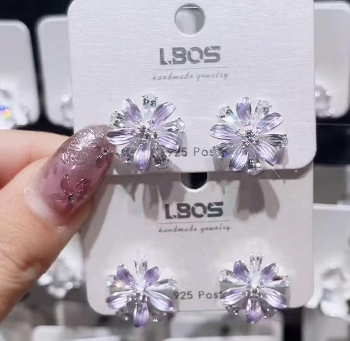 Women's Diamond Flower For Mori High-grade Simple Light Rings