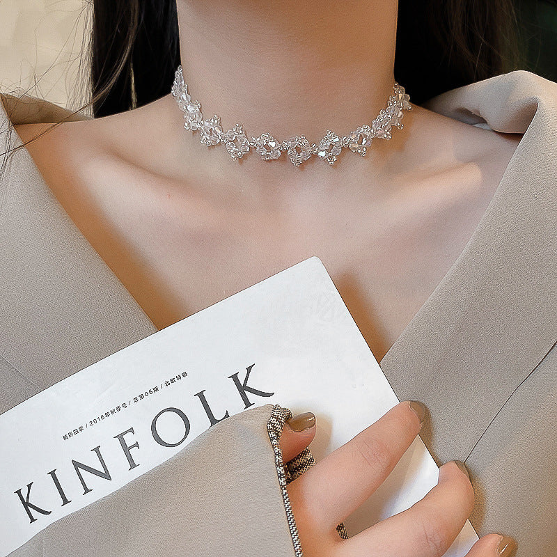 Women's French Retro Large Pearl Style Fashion Graceful Personality Clavicle Necklaces