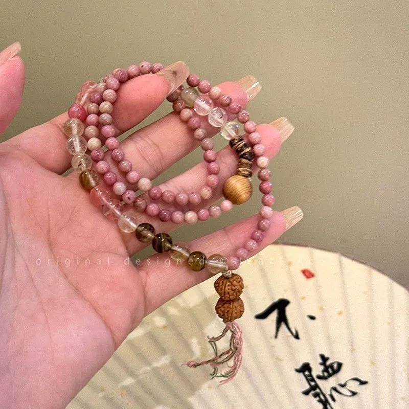 Style National Twin Good Luck Lucky Five Pack Lotus Seedpod Bracelets