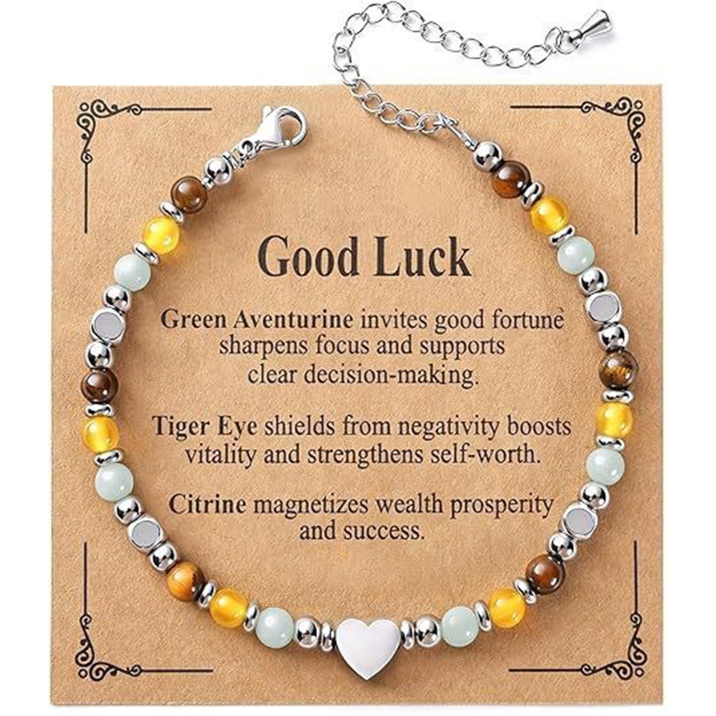 Women's Protection Maternity Pregnancy Gift Obsidian Aquamarine Bracelet