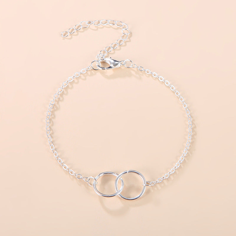 Jewelry Friendship Metal Open Circle Valentine's Bracelets