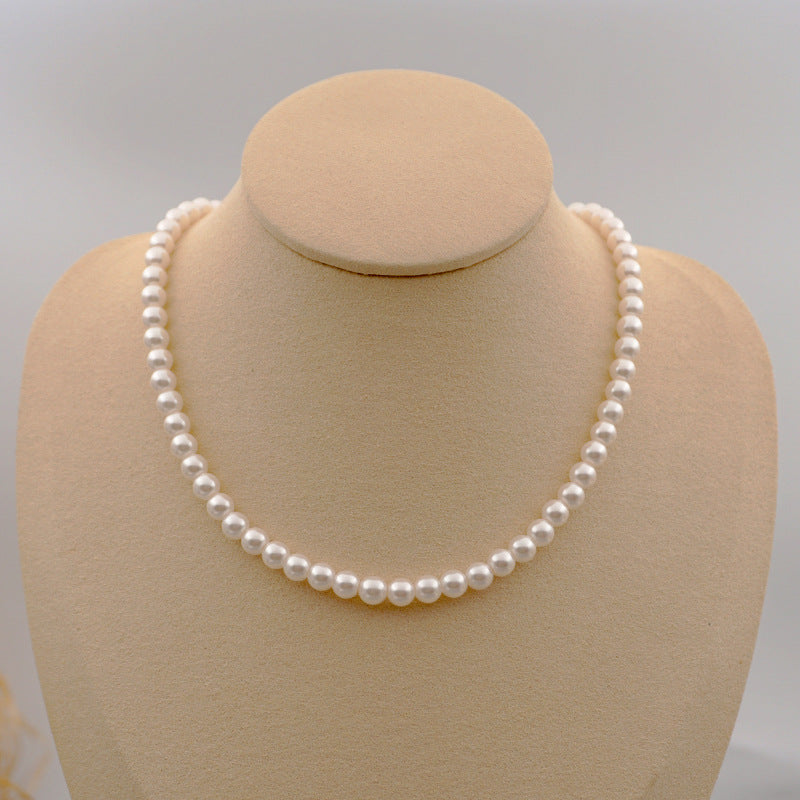 Chain Perfect Circle Imitation Beaded To Necklaces