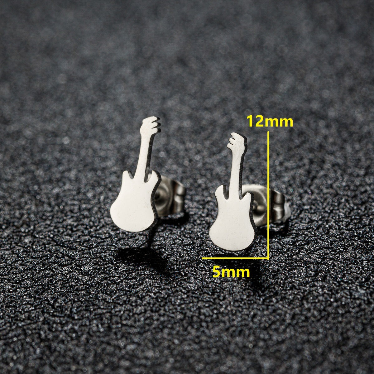 Small Animal Cat Plaid Bird Ear Geometry Stud Earrings