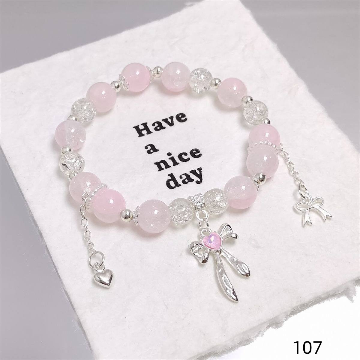 Colorful Crystal String Beads Fishtail Sweet Super Fairy Girlfriends For Bracelets