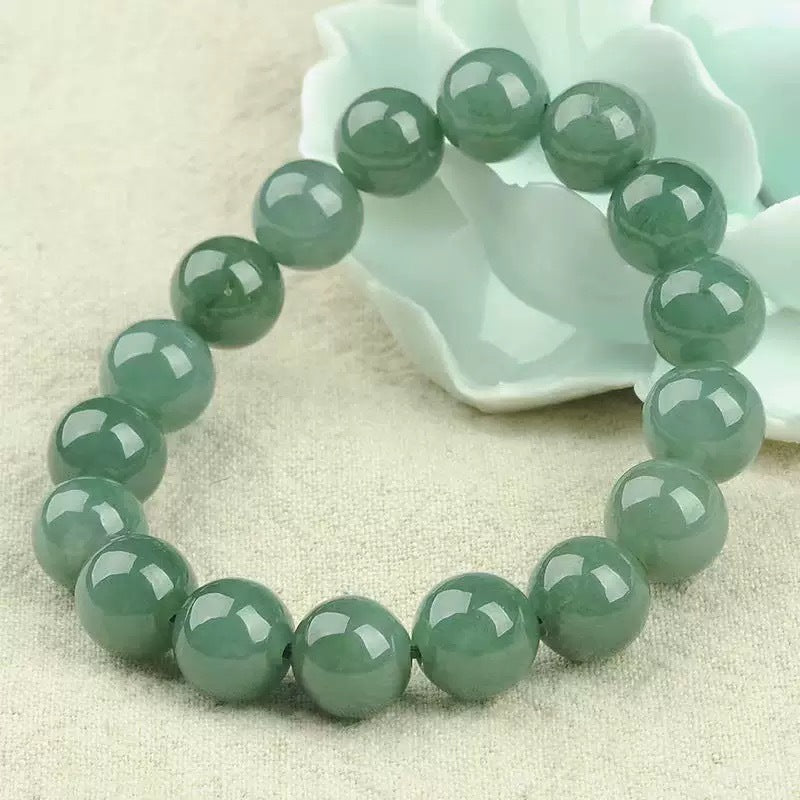 Natural Cherry Blossom Floating Flowers Agate Chalcedony Fashion Sweet Single Bracelet