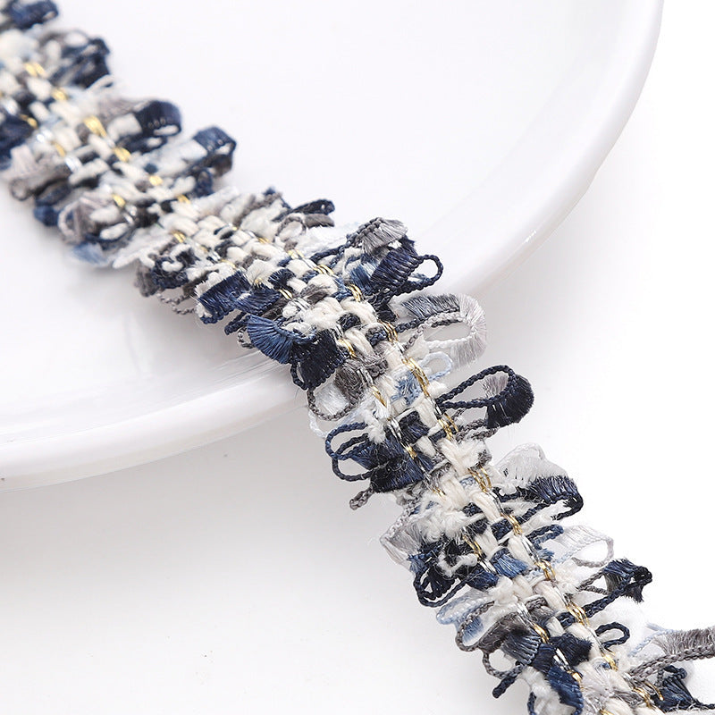 Classic Style Polyester Lace Handmade Suitcase Hat Weaving Rope Jewelry Accessories