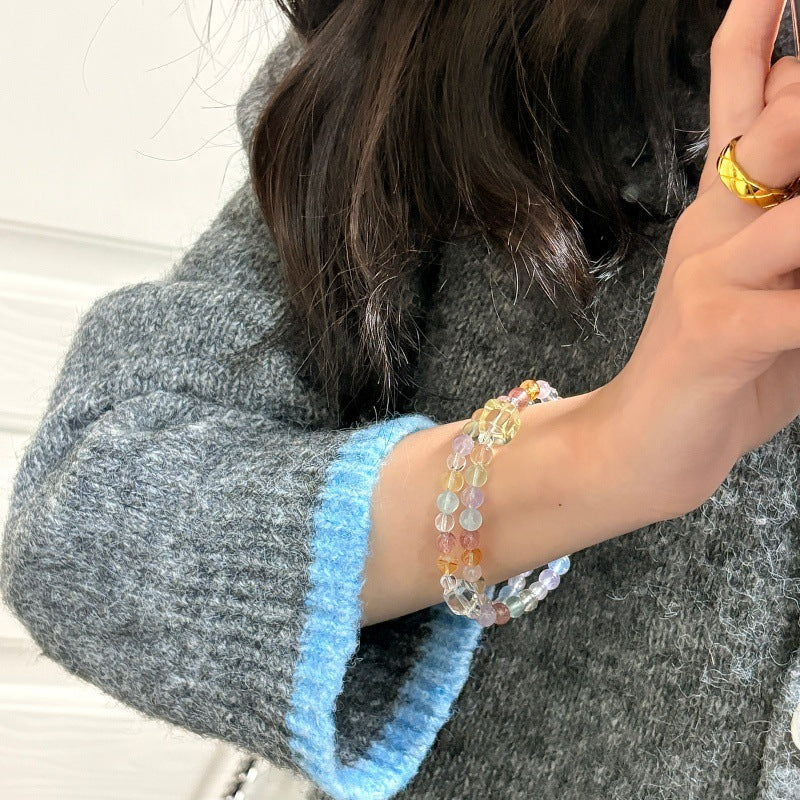 Starlight Melody Natural Rainbow Lemon Yellow Bracelets