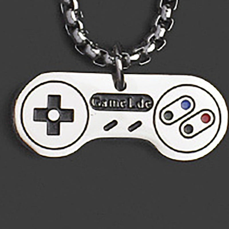 Women's & Men's Couple Handle Titanium Steel Personality National Fashion Necklace