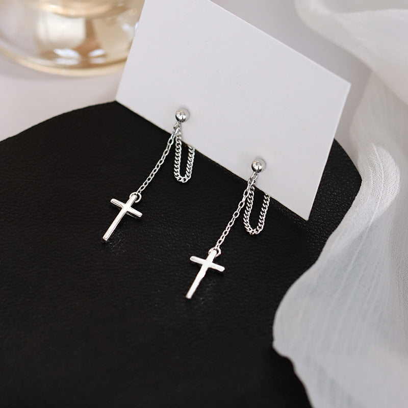 Women's Cross Cold Style Niche Design Fashion Sweet Grace Rings