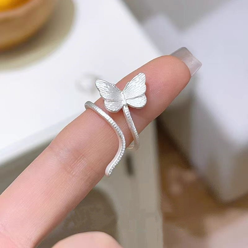 Women's Bow Tie Fashion Elegant Graceful Index Finger Light Luxury Minority Ring